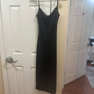 Elegant Black Slip Dress